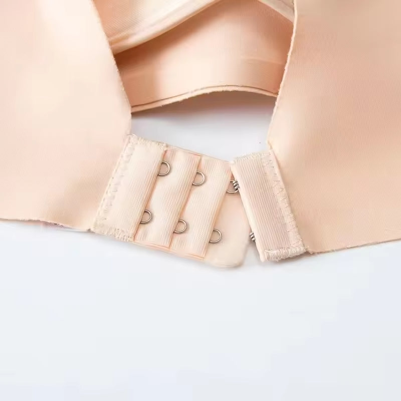 Rahat ve Şık Japon Tarzı Sütyen - Kablosuz, Parlak Kumaş, Dikişsiz Bralette